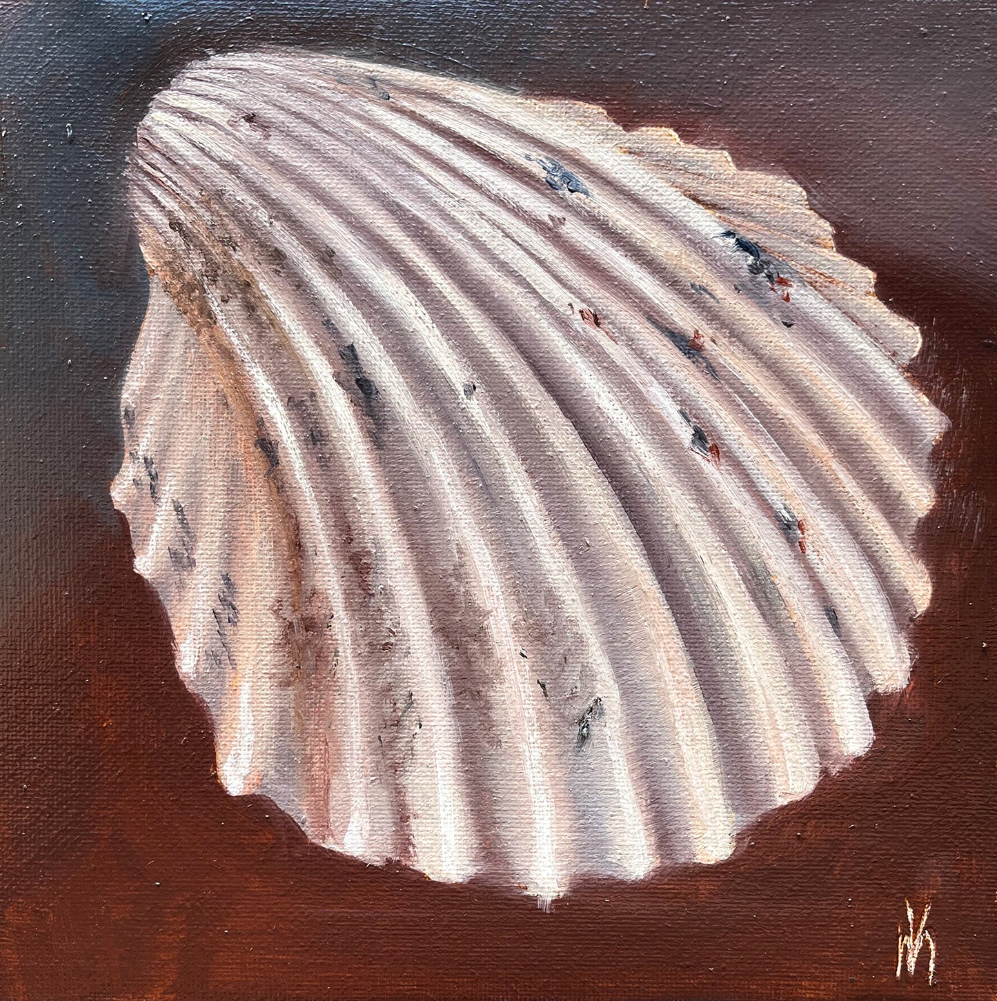 Peinture originale "Coqillage de Gruissan"