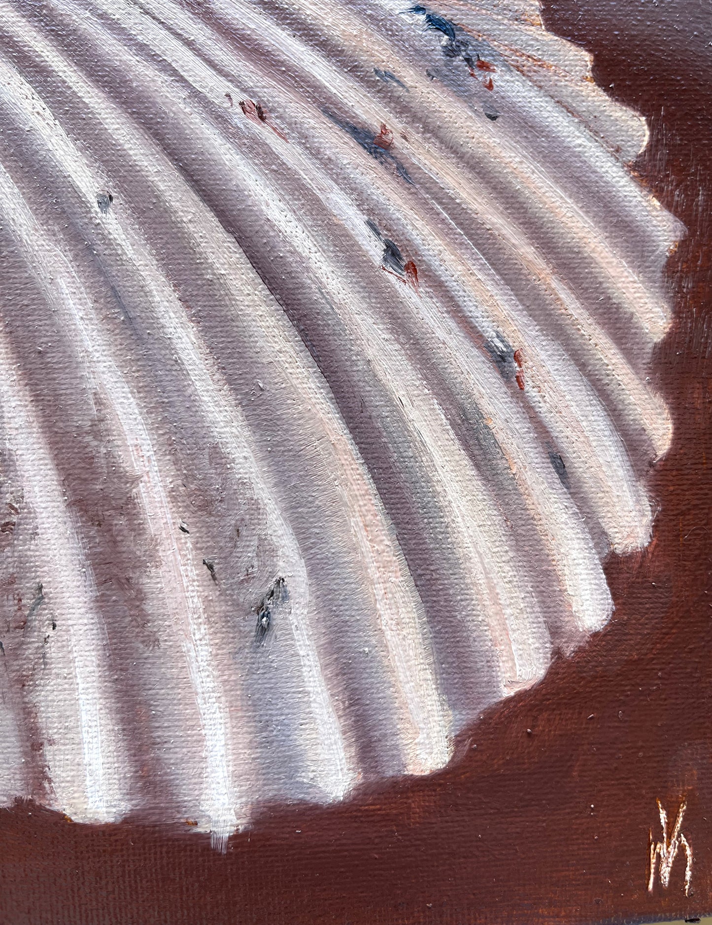 Peinture originale "Coqillage de Gruissan"