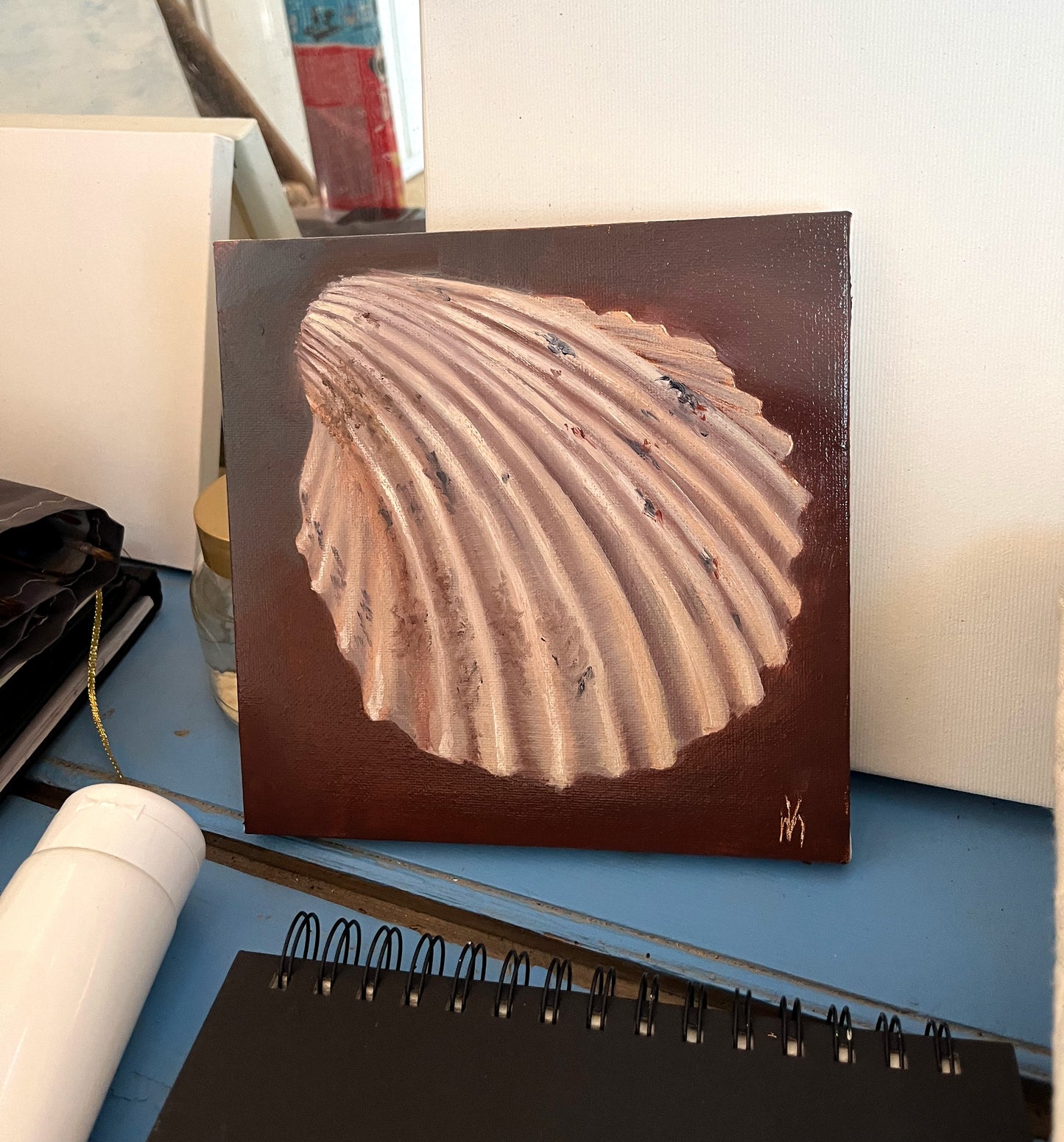 Peinture originale "Coqillage de Gruissan"