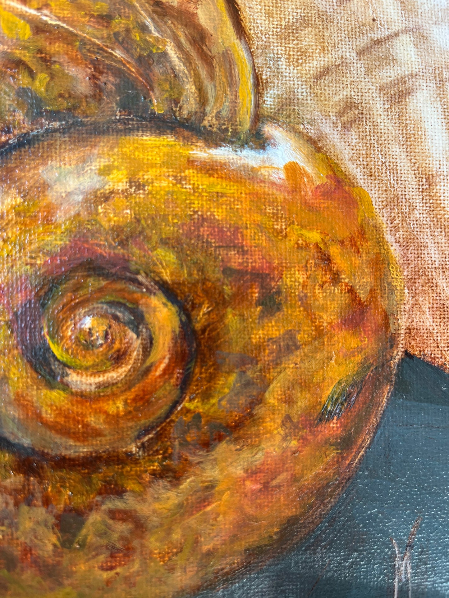 Peinture originale "Bulot coqillage de Gruissan"