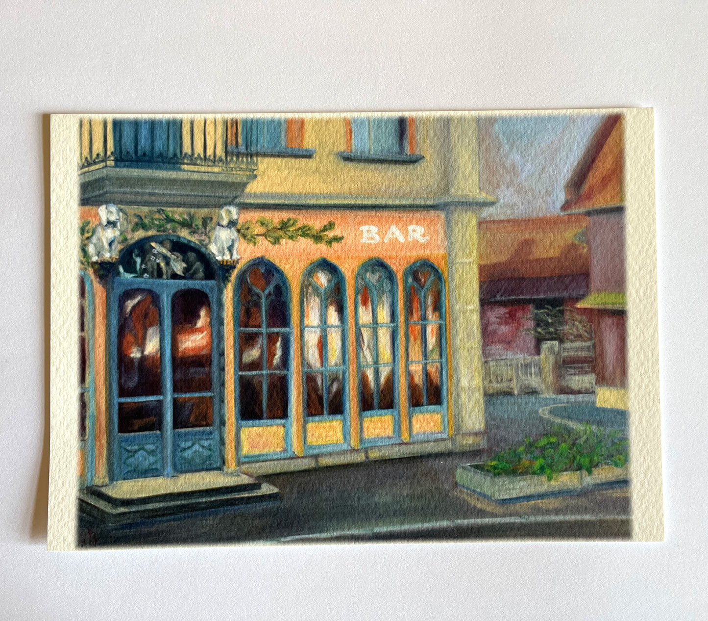Carte postale Médiathèque Louis Blairet – Laignes